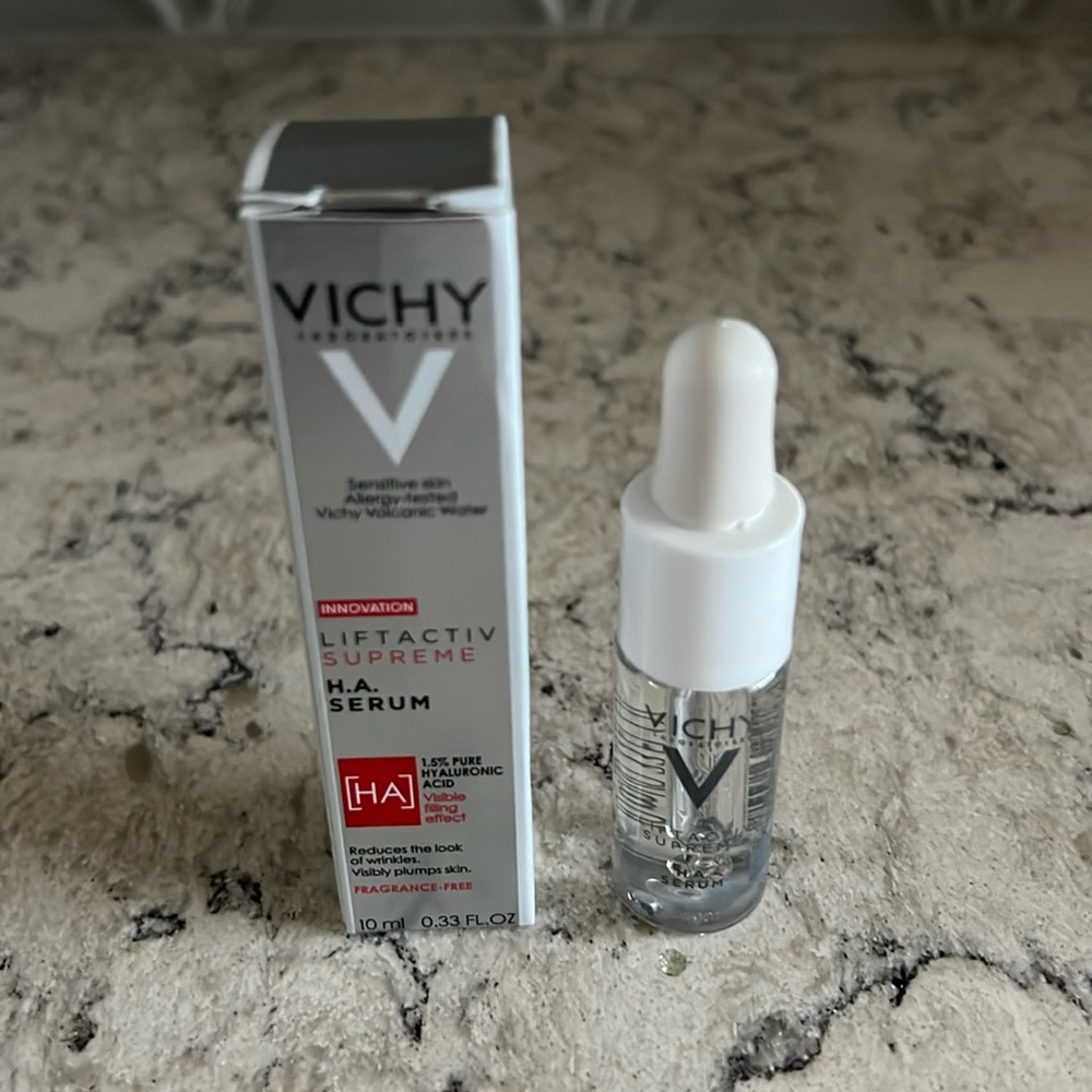 4/$14 Vichy Liftactiv Supreme Hyaluronic Acid Serum, Travel Size, NEW